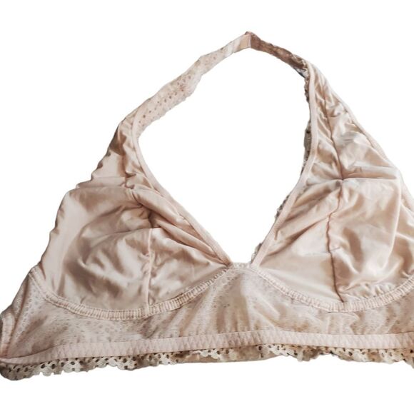 VICTORIAS SECRET bralette soft pink lacy M - Picture 2 of 5